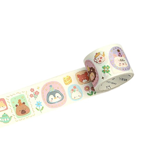 Dekoratives Klebeband mit Tiermotiven, 3 cm x 3 m, ästhetisches Scrapbook-Klebeband für Scrapbooking, Fotoalbum, Tagebuch, Notizbuch, Bilderrahmen, Papierhandwerk Dekoratives Klebeband mit Tiermotiven, 3 cm x 3 m, ästhetisches Scrapbook-Klebeband für Scrapbooking, Fotoalbum, Tagebuch, Notizbuch, Bilderrahmen, Papierhandwerk von YIZITU