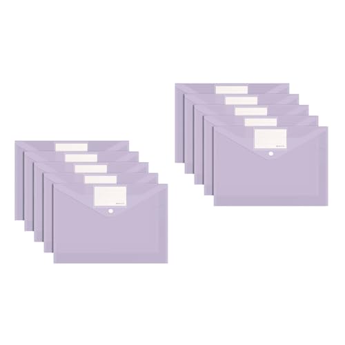 Dokumententasche, Dokumententasche, Dokumentenmappe, transparent, 10 Stück, 4 Stück von YIZITU