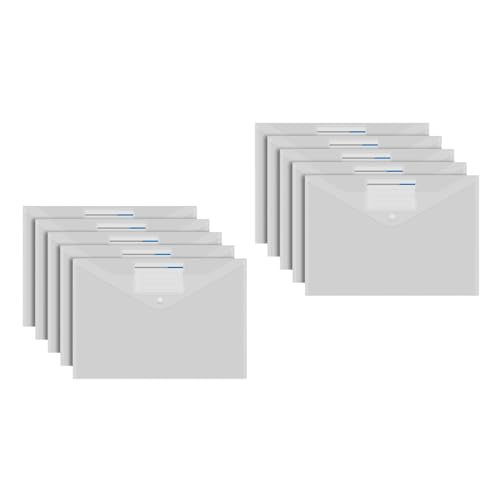 Dokumententasche, Dokumententasche, Dokumentenmappe, transparent, 10 Stück, 4 Stück Dokumententasche, Dokumententasche, Dokumentenmappe, transparent, 10 Stück, 4 Stück von YIZITU