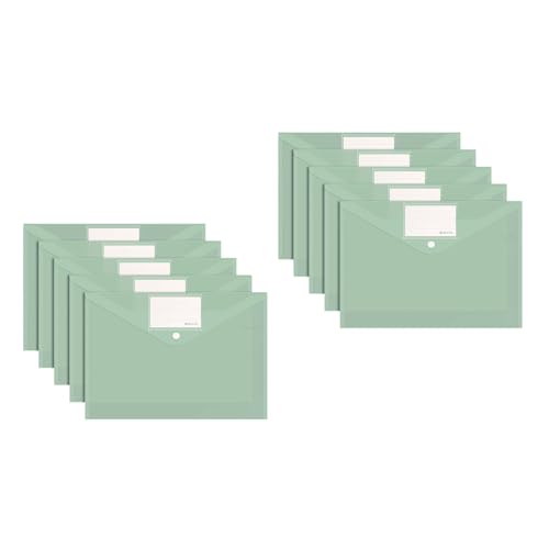 Dokumententasche mit 4 Fächern, transparent, 10 Stück Dokumententasche mit 4 Fächern, transparent, 10 Stück von YIZITU