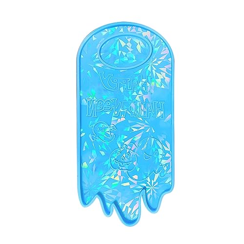Epoxidharz-Form für Schlüsselanhänger, Halloween, Totenkopf, Kürbis, Silikon, für Türgriff, hängende Anhänger, Harzformen, Silikon von YIZITU