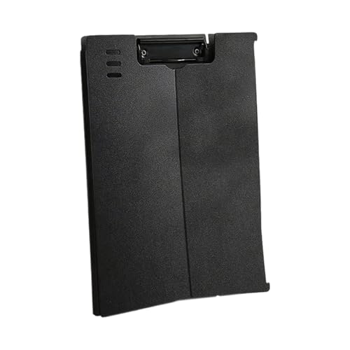 Faltbares Dokumenten-Klemmbrett, Stehendes Klemmbrett, Schreibblock mit Metallfeder-Clips für Büro, Schule, Reisen, 235 x 315 mm, tragbarer Büro-Aktenordner von YIZITU