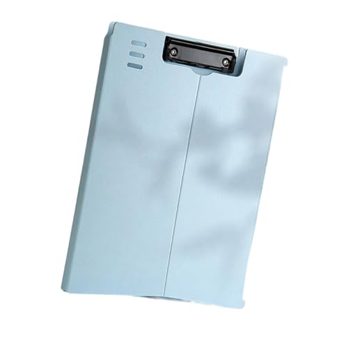 Faltbares Dokumenten-Klemmbrett, Stehendes Klemmbrett, Schreibblock mit Metallfeder-Clips für Büro, Schule, Reisen, 235 x 315 mm, tragbarer Büro-Aktenordner Faltbares Dokumenten-Klemmbrett, Stehendes Klemmbrett, Schreibblock mit Metallfeder-Clips für Büro, Schule, Reisen, 235 x 315 mm, tragbarer Büro-Aktenordner von YIZITU