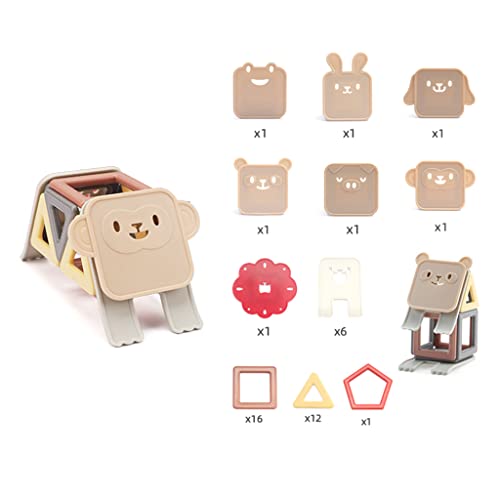 YIZITU Gehirnentwicklung Spielzeug 3-D Puzzle Block Für W/Bunfle Magnete Cartoon Form Für Kinder Lernende Lernstapelblöcke Kleinkinder Lernen YIZITU Gehirnentwicklung Spielzeug 3-D Puzzle Block Für W/Bunfle Magnete Cartoon Form Für Kinder Lernende Lernstapelblöcke Kleinkinder Lernen von YIZITU