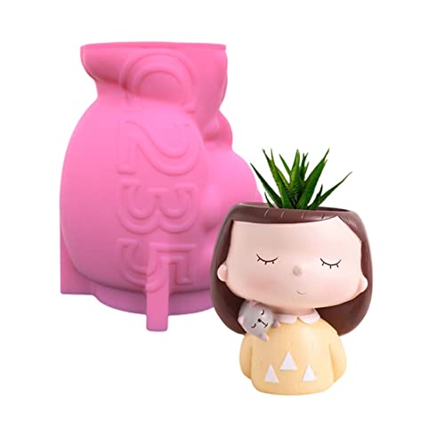 Gesichtsblüte Silikonform Sukkulente Pflanzer Betonform Süßes Betonzement Für Stifthalter Home Decors Kerzenhalter Formen Für Harzguss/Epoxidharz/Zement Kerzenhalter Formen Silikon Gesichtsblüte Silikonform Sukkulente Pflanzer Betonform Süßes Betonzement Für Stifthalter Home Decors Kerzenhalter Formen Für Harzguss/Epoxidharz/Zement Kerzenhalter Formen Silikon von YIZITU