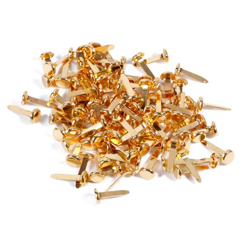 Goldene Klammern mit Muster, Taschenclips, runder Kopf, Metall, für Scrapbooking, Klammern für die Schule Goldene Klammern mit Muster, Taschenclips, runder Kopf, Metall, für Scrapbooking, Klammern für die Schule von YIZITU