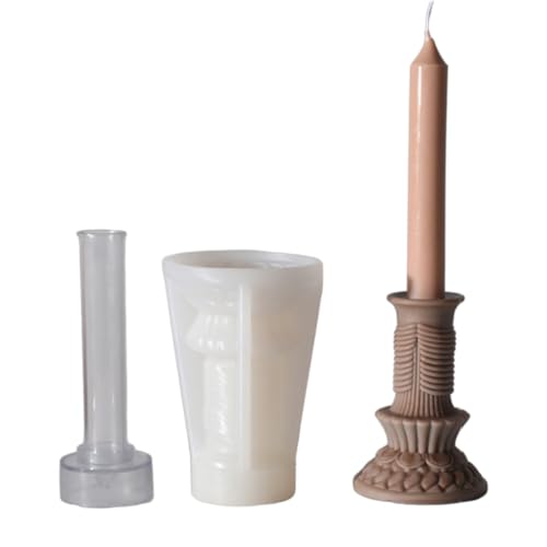Handgefertigte Kerzenständer-Silikonformen, DIY-Kerzenhalter, Epoxid-Gussformen, Epoxidharz-Formen für Heim-Party-Dekorationen von YIZITU