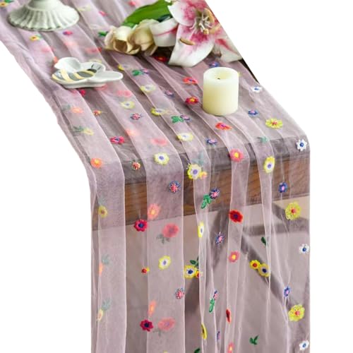 Handwerkspitze Stickerei Tischdecke Lebendige Blumenmuster Polyester Stoff Für Essdekoration Handgefertigtes Gestickte Tischdecke Handwerkspitze Stickerei Tischdecke Lebendige Blumenmuster Polyester Stoff Für Essdekoration Handgefertigtes Gestickte Tischdecke von YIZITU