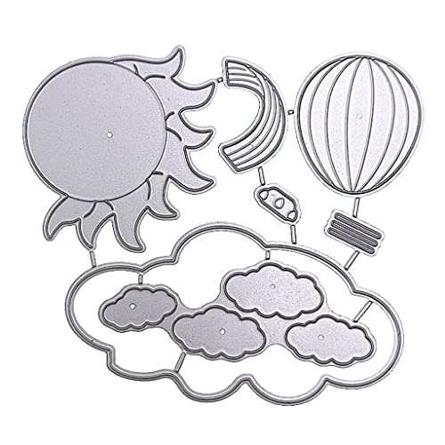 Heißluftballon-Metall-Stanzformen, Schablone, Sammelalbum, Papier, Karten-Vorlage, Metall-Stanzschablonen Heißluftballon-Metall-Stanzformen, Schablone, Sammelalbum, Papier, Karten-Vorlage, Metall-Stanzschablonen von YIZITU