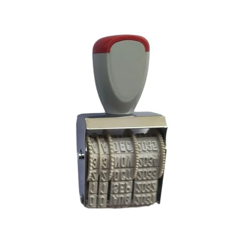 Inking Date Stamp Numbering Stamp Office Stamp Multifunctional Number Stamp English/Spanish/French Dater Stamp Multifunctional Number Stamp Spanish/French Date Stamp English Inking Stamp von YIZITU