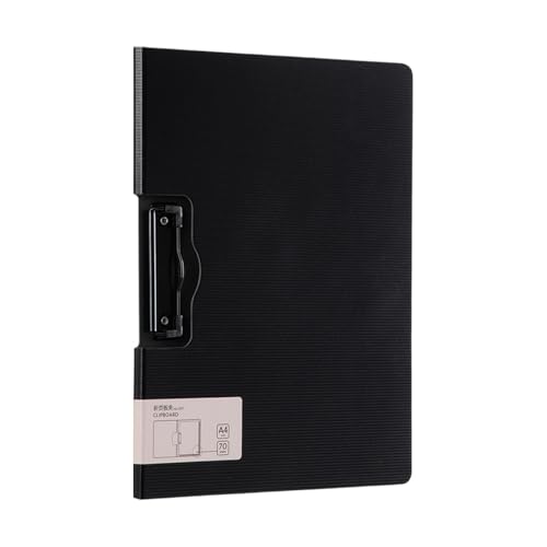 Klappbare Klemmbrettmappe in Standardgröße mit horizontalem vertikalem Metallclip, Datei-Organizer für Schule, Büro, 32 x 24 cm, professionelle Ordner für Papier von YIZITU