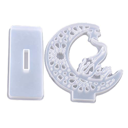 Kristall Epoxidharzform Display Tafel Basistisch Ornamente Silikonform Handwerk Schmuckdekorationen Herstellen Werkzeug Untersetzerformen Für Harzguss von YIZITU