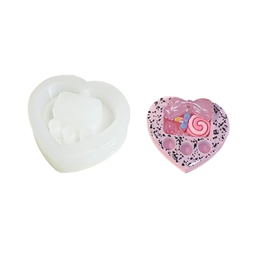 Kristall Epoxidharzform Little Bär/Liebe Herz Silikonform Dekorative Anhänger Silikonform Für Handwerk Herzförmig Kristall Epoxidharzform Little Bär/Liebe Herz Silikonform Dekorative Anhänger Silikonform Für Handwerk Herzförmig von YIZITU