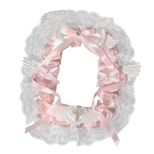 Lace Trim Photocard Hülle Mit Perlen Kettenspitze Badendekoration Photo Karte Display Trim Photocard Hold Modische Kartenlagerung von YIZITU