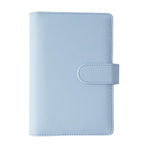 Leder-Ringbuch für Notizbuchfüller, Papier, Budget-Binder mit Innentasche, elastischer Stiftschlitz, 6 Ringe, Binderumschläge, PU-Lederplaner Leder-Ringbuch für Notizbuchfüller, Papier, Budget-Binder mit Innentasche, elastischer Stiftschlitz, 6 Ringe, Binderumschläge, PU-Lederplaner von YIZITU