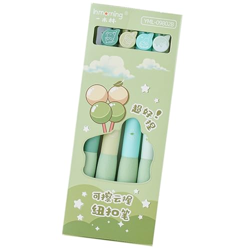 Löschbarer Gelschreiber, einziehbarer Gelschreiber, 0,5 mm, schnell trocknend, zum Schreiben, Notizen, Tagebuch, Weihnachtsstrumpffüller, löschbarer Kugelschreiber, 4 Stück Löschbarer Gelschreiber, einziehbarer Gelschreiber, 0,5 mm, schnell trocknend, zum Schreiben, Notizen, Tagebuch, Weihnachtsstrumpffüller, löschbarer Kugelschreiber, 4 Stück von YIZITU
