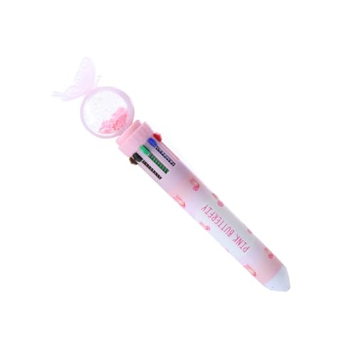 Mehrfarbiger Stift mit Pailletten, Kugelschreiber, 10 Farben-in-1, Schreiben reibungsloses Schreiben für Studenten, Erwachsene, Schreiben, Tagebuch, mehrfarbiger Stift für Kinder, Zeichnen Mehrfarbiger Stift mit Pailletten, Kugelschreiber, 10 Farben-in-1, Schreiben reibungsloses Schreiben für Studenten, Erwachsene, Schreiben, Tagebuch, mehrfarbiger Stift für Kinder, Zeichnen von YIZITU