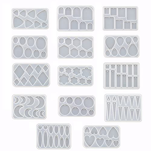 Mehrzweck-Ohrring-Formen aus Kunstharz, Anhänger, Ohrtropfen, Silikonformen für Epoxidharz, Ornament, Freund, Liebhaber, Geschenke, Ohrringformen aus Silikon für Epoxidharz, Schmuckherstellung Mehrzweck-Ohrring-Formen aus Kunstharz, Anhänger, Ohrtropfen, Silikonformen für Epoxidharz, Ornament, Freund, Liebhaber, Geschenke, Ohrringformen aus Silikon für Epoxidharz, Schmuckherstellung von YIZITU