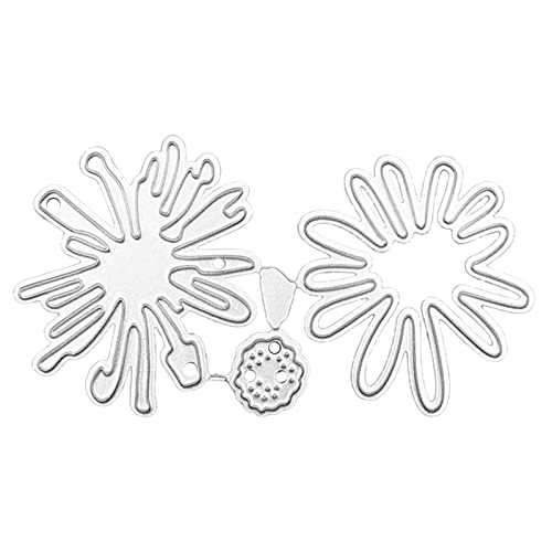 Metall-Stanzformen, Chrysanthemen-Blume, Stanzformen, Papierbasteln, Prägeschablonen, Scrapbooking, Fotorahmen von YIZITU