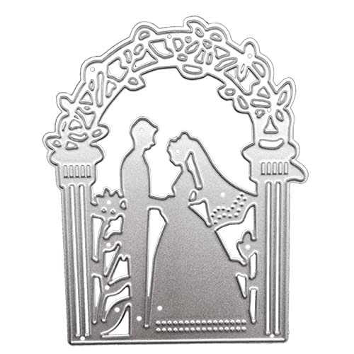 Metall-Stanzschablone für Hochzeiten, Bastelarbeiten, Karbonstahl, Prägeschablone, Scrapbooking, für Karten, Stanzformen von YIZITU