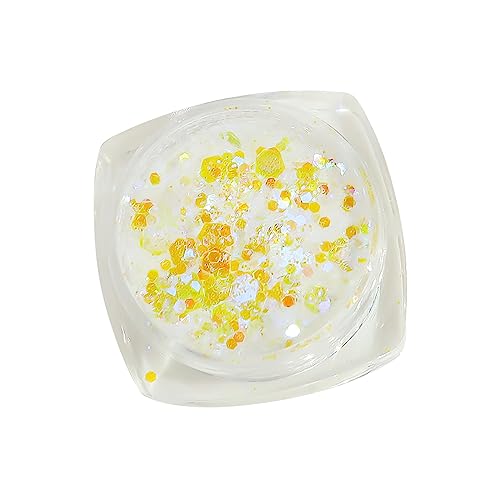 Nägel Pailletten Glitzer Dekorationen Funkle Flocken Gel Charms Maniküre Paillette Nägel Kunstdekorationen Nagelzubehör Nagel Add On Art Pulver von YIZITU