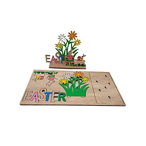 Ostern Holzornament Holz Blume Deko Holz Ostern Holzornament Holz Blume Deko Holz von YIZITU