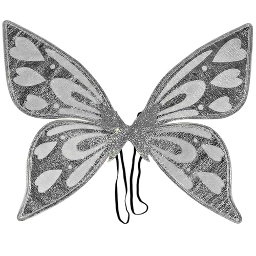 Performances Kostüm Schmetterling Feenflügel Lustig Dress Up Schmetterling Flügel Funkeln Kostüme Halloween Cosplay Requisiten Halloween Party Kleid Cosplays Feenflügel Dress Up Schmetterling Fee von YIZITU