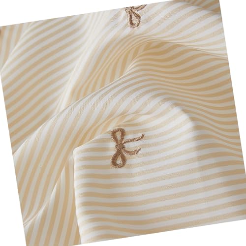Polyester Bogen Stickstreifen Stoff Für Hemdhandwerk Leichte Textilgewebe Pastellfarben Polyester Bogen Stickstreifen Stoff Für Hemdhandwerk Leichte Textilgewebe Pastellfarben von YIZITU