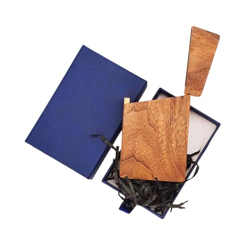 Professioneller Visitenkartenhalter für 12-15 Karten Holz Kartenetui Tasche Visitenkartenetui Holz Kartenhalter Elegantes Visitenkartenetui von YIZITU