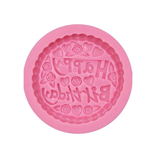 Seifenherstellungszubehör, Kuchendekorationswerkzeug, Silikon-Seifenform, Happy Birthday, Buchstaben, Harz Seifenherstellungszubehör, Kuchendekorationswerkzeug, Silikon-Seifenform, Happy Birthday, Buchstaben, Harz von YIZITU