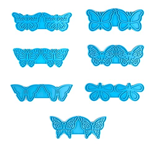 Silikon-Ohrring-Form, Schlüsselanhänger, Harz, Schmetterlinge, Anhängerform für Charms, Anhänger, Schlüsselanhänger, Schmuckherstellung Silikon-Ohrring-Form, Schlüsselanhänger, Harz, Schmetterlinge, Anhängerform für Charms, Anhänger, Schlüsselanhänger, Schmuckherstellung von YIZITU