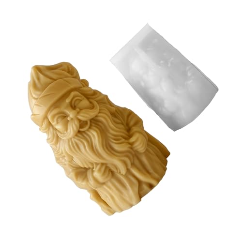 Silikonform für die Herstellung von Weihnachtsmann, Epoxidharz, Gießformen für Seife, Heimdekoration, Aromatherapie von YIZITU