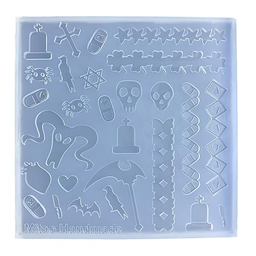 Silikonform mit Totenkopf-Motiv, Schüttelbecher für Anhänger, Schmuck, Schlüsselanhänger, Dekoration, Anhängerformen für Harzguss Silikonform mit Totenkopf-Motiv, Schüttelbecher für Anhänger, Schmuck, Schlüsselanhänger, Dekoration, Anhängerformen für Harzguss von YIZITU