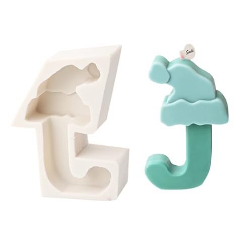 Silikonform mit Weihnachtsbuchstaben, Schlüsselanhänger, Anhänger, handgefertigt, Valentinstag, Geburtstag, Schmuck, Weihnachtsbuchstaben, Ornamente, Form für Epoxidharz von YIZITU