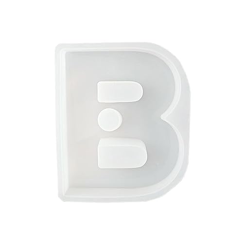 Silikonform mit geometrischen Buchstaben, Kerzenhalter, handgefertigt, Gips, Epoxidharz, Heimdekoration, Silikonformen für Epoxidharz von YIZITU