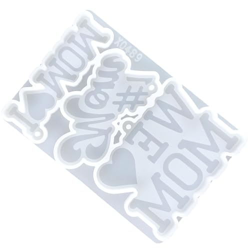 Silikonform zum Muttertag, Schlüsselanhänger, Schmuck, Basteln, Formen zum Basteln, Kristall, Epoxidharz, Bastelbedarf Silikonform zum Muttertag, Schlüsselanhänger, Schmuck, Basteln, Formen zum Basteln, Kristall, Epoxidharz, Bastelbedarf von YIZITU