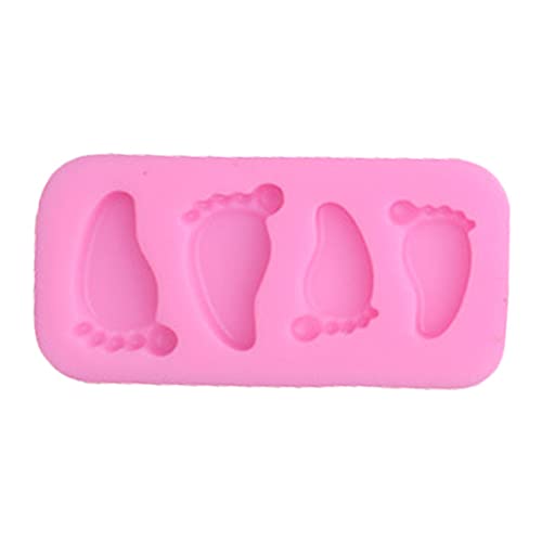 Silikonformen für Baby-Fußabdruck, Kuchendekoration, Babyballon, Fondantform zum Backen von Keksen Silikonformen für Baby-Fußabdruck, Kuchendekoration, Babyballon, Fondantform zum Backen von Keksen von YIZITU