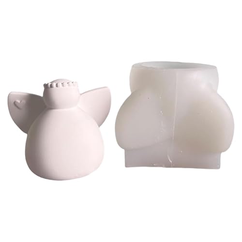 Silikonformen in Herzform, Engel-Design, Lebensmittelqualität, Backwerkzeug für handgefertigte Seife, Schokolade, Fondant, Dekoration, Zement, Bastelformen Silikonformen in Herzform, Engel-Design, Lebensmittelqualität, Backwerkzeug für handgefertigte Seife, Schokolade, Fondant, Dekoration, Zement, Bastelformen von YIZITU