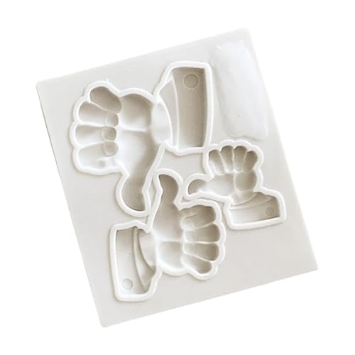 Silikonformen mit Musiknoten, Daumen-Silikonformen für Epoxidharz, Seife, Fondant, Kuchen, Schokoladenformen von YIZITU