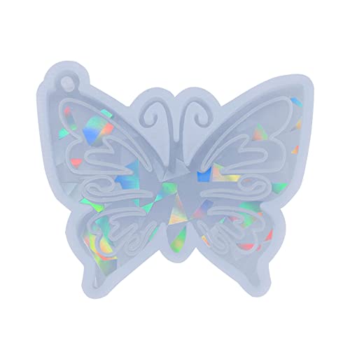Silikonharzform Schlüsselanhänger Schmetterling Silikonform zum Gießen von Epoxidharz für die Schmuckherstellung Anhänger von YIZITU