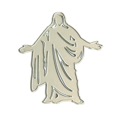 Stanzform mit Religionsfiguren, Karbonstahl, dekorative Prägepapier-Stanzform für Kartenherstellung, Scrapbooking, Lesezeichen von YIZITU