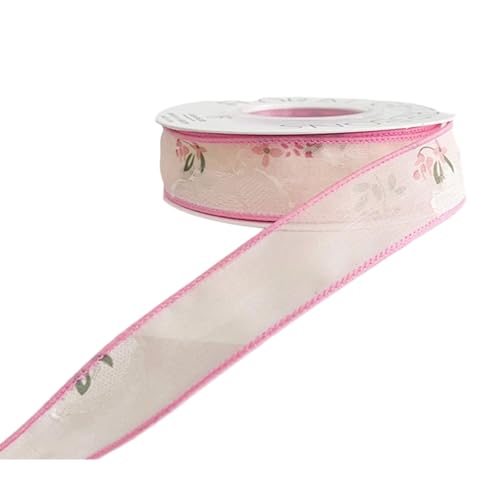 Stilvolles Polyesterband zum Verpacken von Blumensträußen, dekorative Luftschlangen, handgefertigter Kranz, Schleifenband Stilvolles Polyesterband zum Verpacken von Blumensträußen, dekorative Luftschlangen, handgefertigter Kranz, Schleifenband von YIZITU