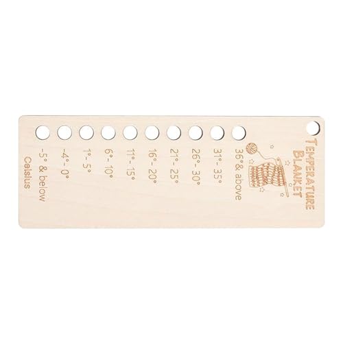 Temperaturdecke, wiederverwendbar, Farbkarten, Strick-Referenzwerkzeug, Farbführungs-Set, Deckenplaner für Häkelprojekte, wiederverwendbare Farbkarte, Decke, Planer, Temperaturdecke für Häkelprojekte von YIZITU
