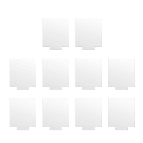Transparentes Acrylschild, 10 Stück, transparente Platten, Sitzkarten, Platzierung für Hochzeitstischnummern, Schilder von YIZITU