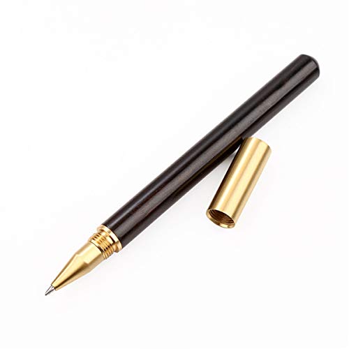 Vintage-Kugelschreiber, Gelschreiber, 0,5 mm Spitze, Holz, Metall, glattes Schreiben für Schule, Büro, Zuhause, Arbeit, Studium, blaue Kugelschreiber Vintage-Kugelschreiber, Gelschreiber, 0,5 mm Spitze, Holz, Metall, glattes Schreiben für Schule, Büro, Zuhause, Arbeit, Studium, blaue Kugelschreiber von YIZITU