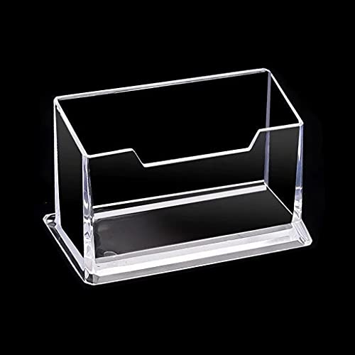 Visitenkarteninhaber Klare Acrylkarten Display Ständer Transparente Business Inhaber 3 Geneigte Kompartimente Name Inhaber Für Tabelleneinstellungen von YIZITU