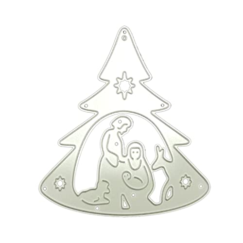 Weihnachts-Stanzschablonen für Weihnachten, Prägeschablonen, Karbonstahl, Stanzformen für Scrapbooking, Kartenherstellung von YIZITU