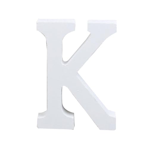 Weißer Holzbuchstabe Englisch Personalisiert Name Design Kunst Handwerk Herz Hochzeit Party Home Dekoration von YIZITU