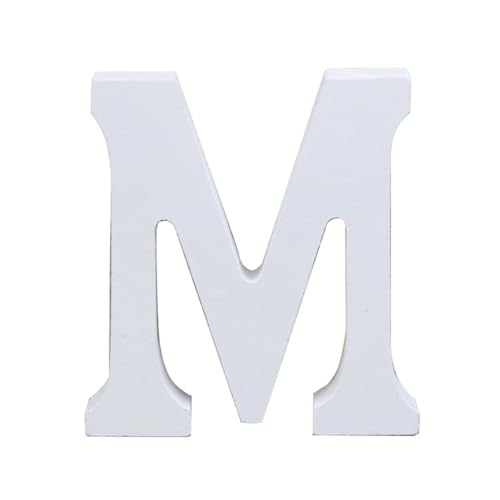 Weißer Holzbuchstabe Englisch Personalisiert Name Design Kunst Handwerk Herz Hochzeit Party Home Dekoration von YIZITU