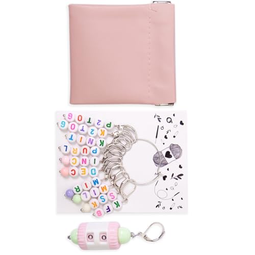 YIZITU 10pcs Buchstabenperlen Strickmarker Charme Mit Reihenzähler Häkelnähenmarker Zum Weben Von Stricken Häkeln von YIZITU
